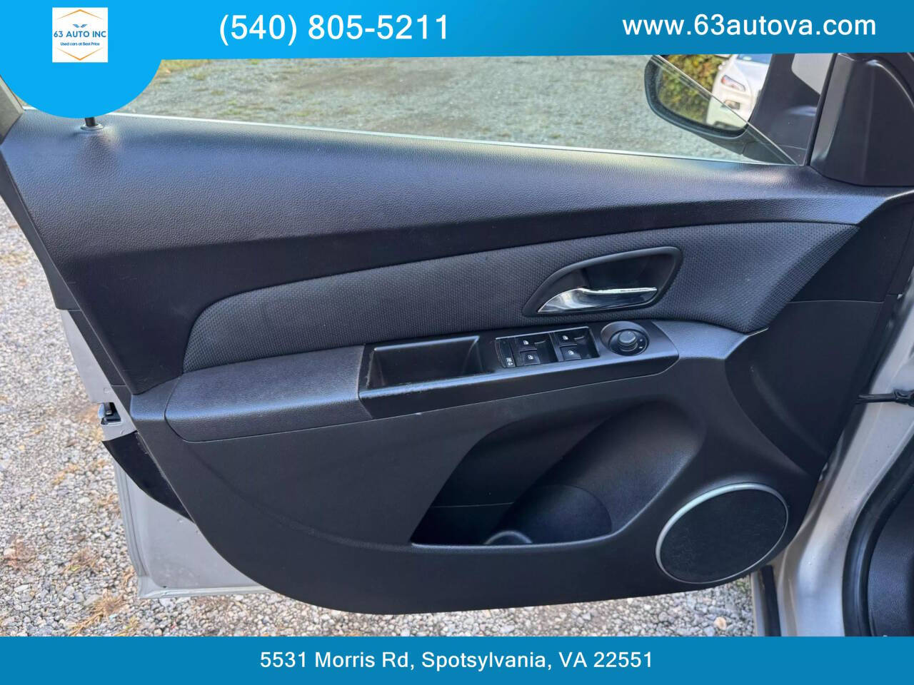 2012 Chevrolet Cruze for sale at 63 Auto Inc in Spotsylvania, VA