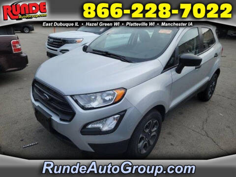 2022 Ford EcoSport for sale at Runde PreDriven in Hazel Green WI