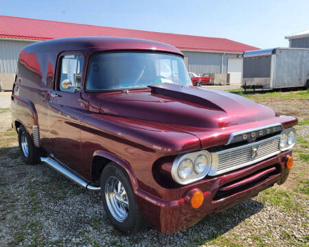 1961 Dodge D100 Pickup for sale at Custom Rods and Muscle in Celina OH