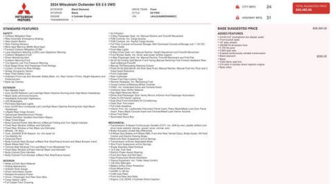 2024 Mitsubishi Outlander ES