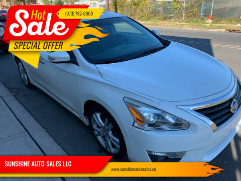 2013 Nissan Altima for sale at SUNSHINE AUTO SALES LLC in Paterson NJ