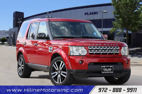 2012 Land Rover LR4 for sale at HILINE MOTORS in Plano TX