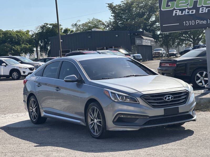 Used 2017 Hyundai Sonata Sport with VIN 5NPE34AB8HH496393 for sale in Fort Myers, FL