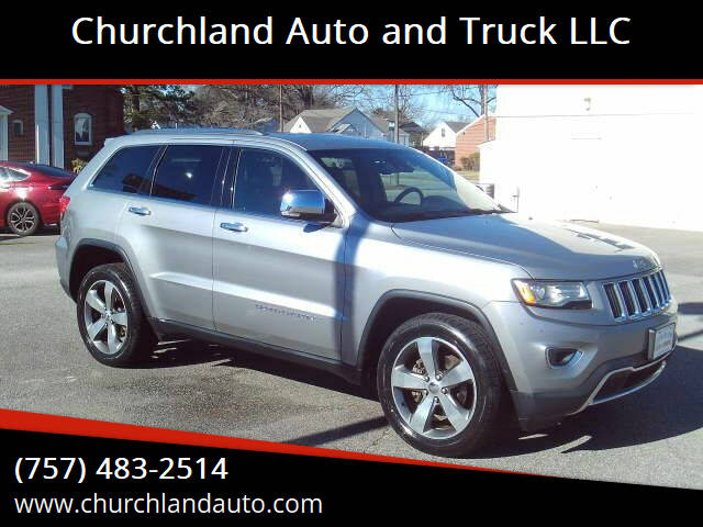 2015 Jeep Grand Cherokee for sale at Churchland Auto and Truck LLC in Portsmouth VA