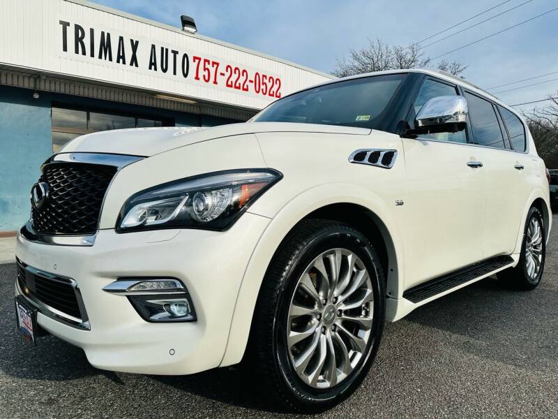 2017 Infiniti QX80 for sale at Trimax Auto Group in Norfolk VA