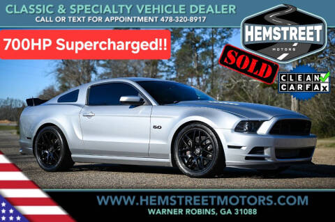 2013 Ford Mustang for sale at Hemstreet Motors in Warner Robins GA