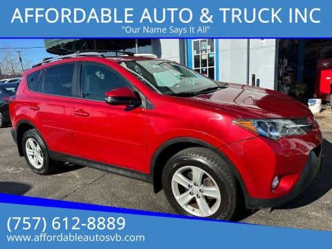 2014 Toyota RAV4 for sale at AFFORDABLE AUTO & TRUCK INC in Virginia Beach VA