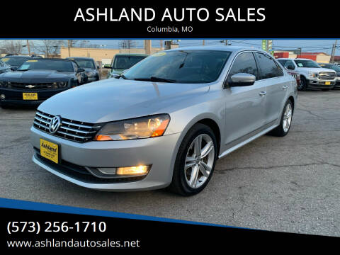 2014 Volkswagen Passat for sale at ASHLAND AUTO SALES in Columbia MO