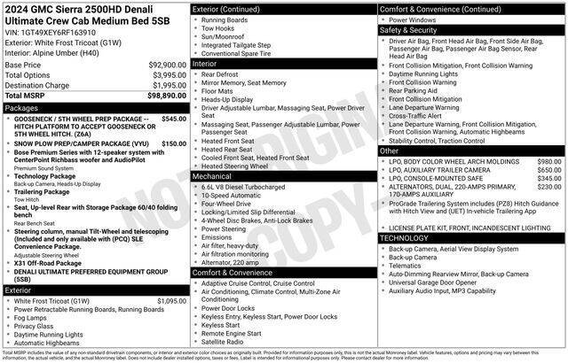 2024 GMC Sierra 2500HD