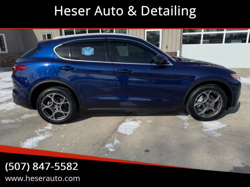 2018 Alfa Romeo Stelvio for sale at Heser Auto & Detailing in Jackson MN