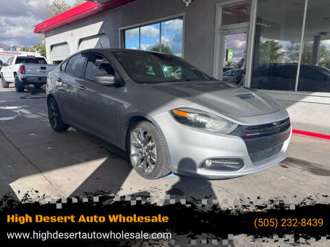 2016 Dodge Dart for sale at High Desert Auto Wholesale in Albuquerque NM