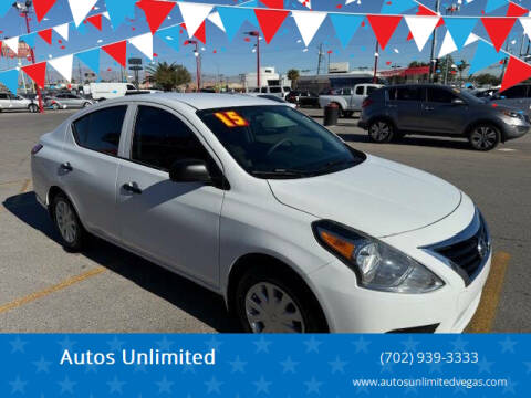 2015 Nissan Versa 1.6 S