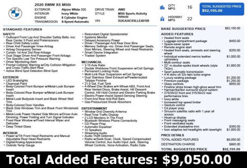 2020 BMW X5 M50i xDrive
