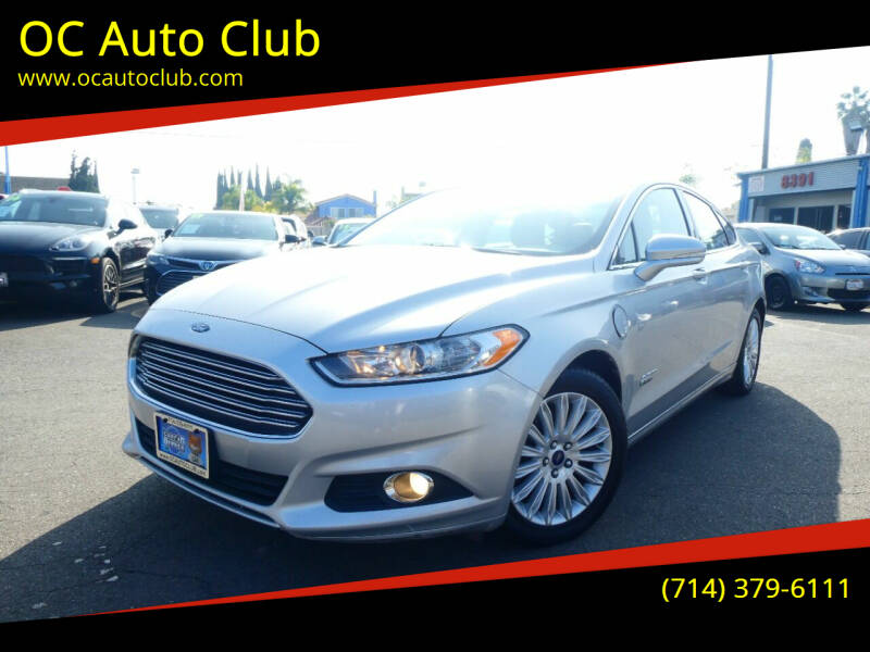 2016 Ford Fusion Energi for sale at OC Auto Club in Midway City CA