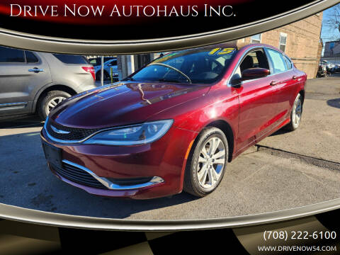 2015 Chrysler 200 for sale at Drive Now Autohaus Inc. in Cicero IL