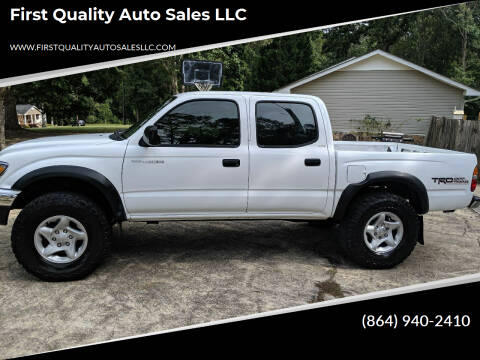 2001 Toyota Tacoma for sale at First Quality Auto Sales LLC in Iva SC