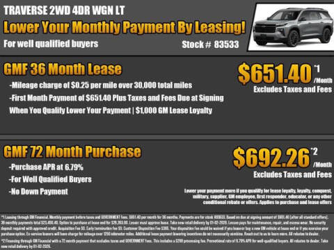 2026 Chevrolet Traverse LT