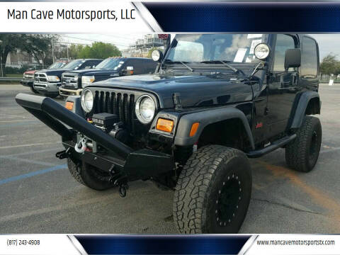 1999 Jeep Wrangler for sale at Man Cave Motorsports, LLC in Granbury TX