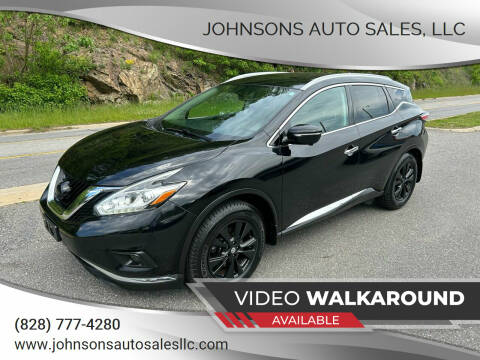 2015 Nissan Murano for sale at Johnsons Auto Sales, LLC in Marshall NC