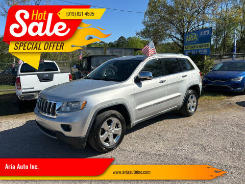 2012 Jeep Grand Cherokee for sale at Aria Auto Inc. in Raleigh NC