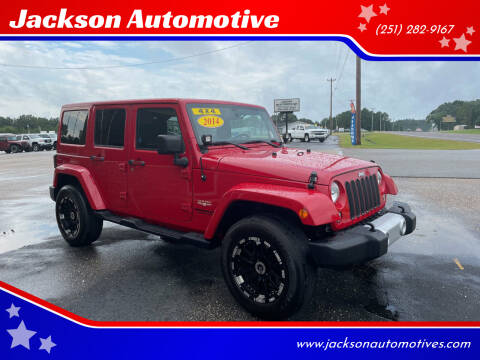 2014 Jeep Wrangler Unlimited for sale at Jackson Automotive in Jackson AL