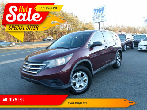 2014 Honda CR-V for sale at AUTOTYM INC. in Fredericksburg VA