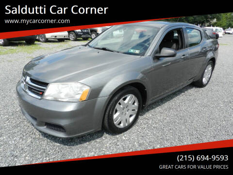 2013 Dodge Avenger for sale at Saldutti Car Corner in Gilbertsville PA