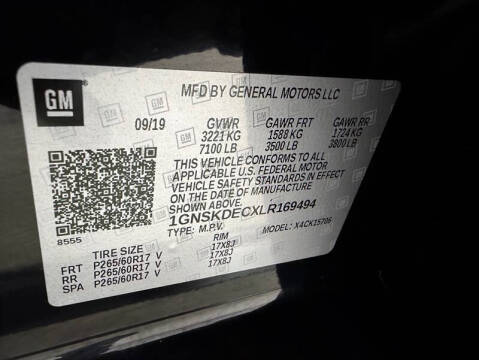 2020 Chevrolet Tahoe Police