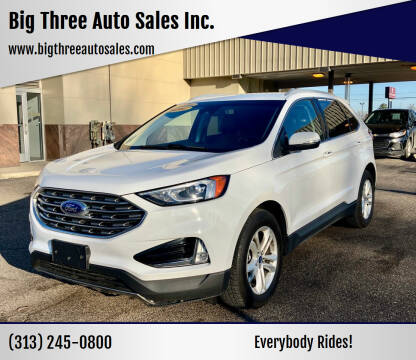 2020 Ford Edge for sale at Big Three Auto Sales Inc. in Detroit MI