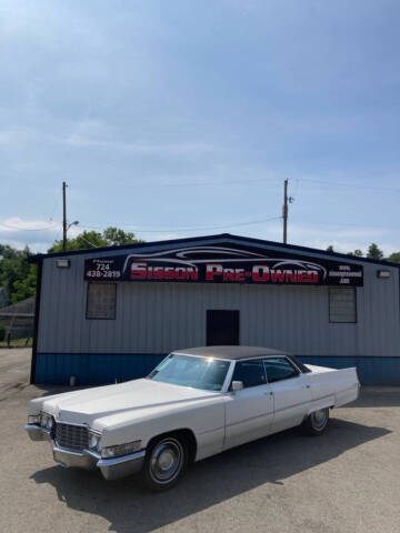 1968 Cadillac DeVille for sale at Sisson Pre-Owned in Uniontown PA