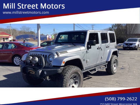 2016 Jeep Wrangler Unlimited for sale at Mill Street Motors in Worcester MA