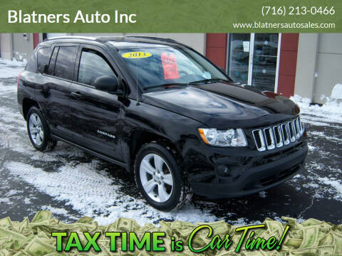 2013 Jeep Compass for sale at Blatners Auto Inc in North Tonawanda NY