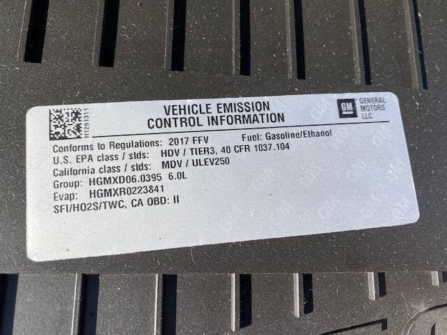 2017 Chevrolet Express LS 2500