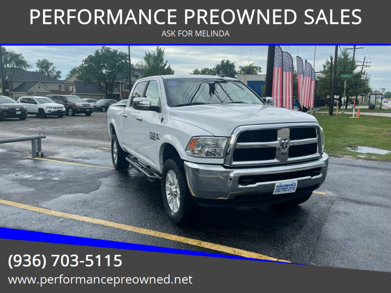 2016 RAM Ram Pickup 2500 for sale at PERFORMANCE PREOWNED SALES in Conroe TX
