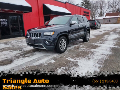 2015 Jeep Grand Cherokee for sale at Triangle Auto Sales in Forest Lake MN