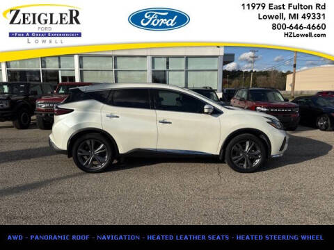 2021 Nissan Murano for sale at Zeigler Ford of Plainwell - Zeigler Ford of Lowell in Lowell MI