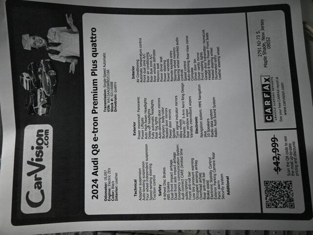 2024 Audi Q8 e-tron quattro Premium Plus