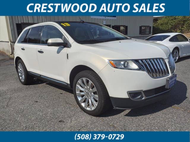 2013 Lincoln MKX for sale at Crestwood Auto Sales in Swansea MA