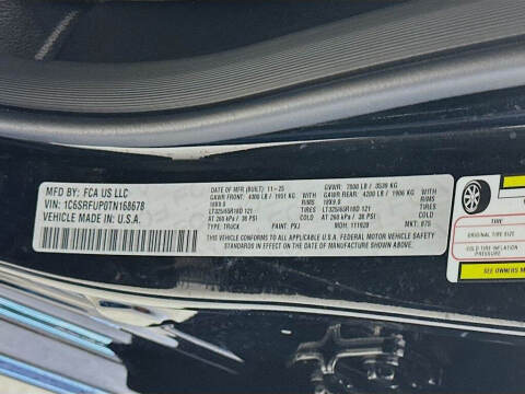 2026 RAM 1500 RHO
