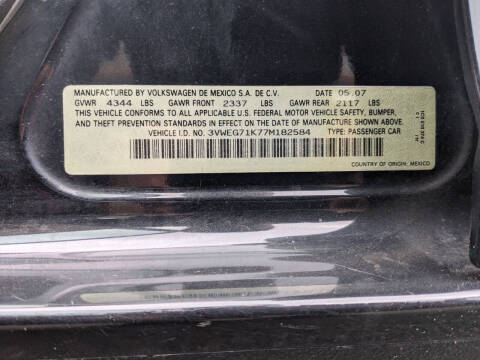 2007 Volkswagen Jetta Wolfsburg Edition PZEV