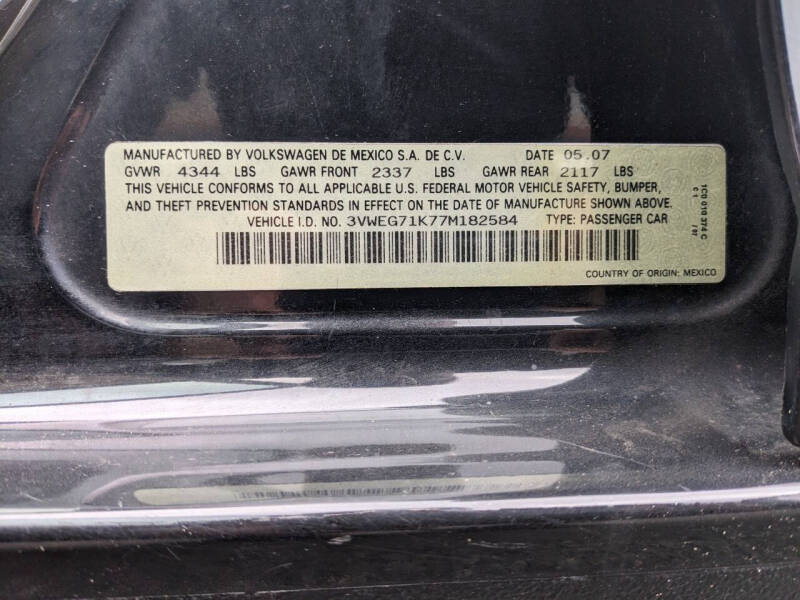 2007 Volkswagen Jetta Wolfsburg Edition PZEV