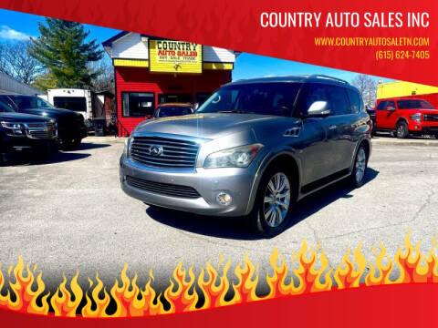2014 Infiniti QX80 for sale at Country Auto Sales Inc in Murfreesboro TN