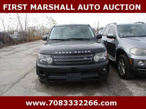 2012 Land Rover Range Rover for sale at First Marshall Auto Auction in Harvey IL
