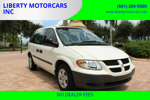 2003 Dodge Caravan for sale at LIBERTY MOTORCARS INC in Royal Palm Beach FL