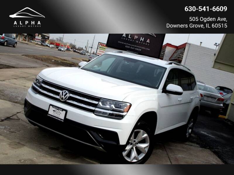 2018 Volkswagen Atlas for sale at Alpha Luxury Motors in Downers Grove IL