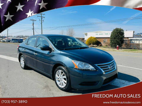 2013 Nissan Sentra for sale at Freedom Auto Sales in Chantilly VA