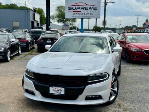 2015 Dodge Charger for sale at Supreme Auto Sales in Chesapeake VA