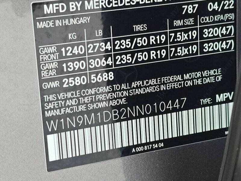 2022 Mercedes-Benz EQB EQB 350 4MATIC