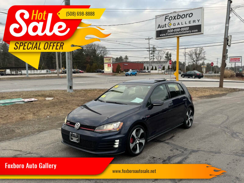 2016 Volkswagen Golf GTI for sale at Foxboro Auto Gallery in Foxboro MA