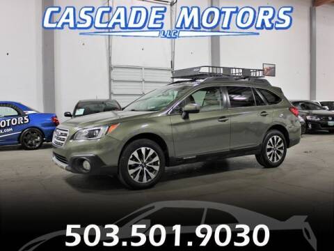 2017 Subaru Outback for sale at Cascade Motors in Portland OR